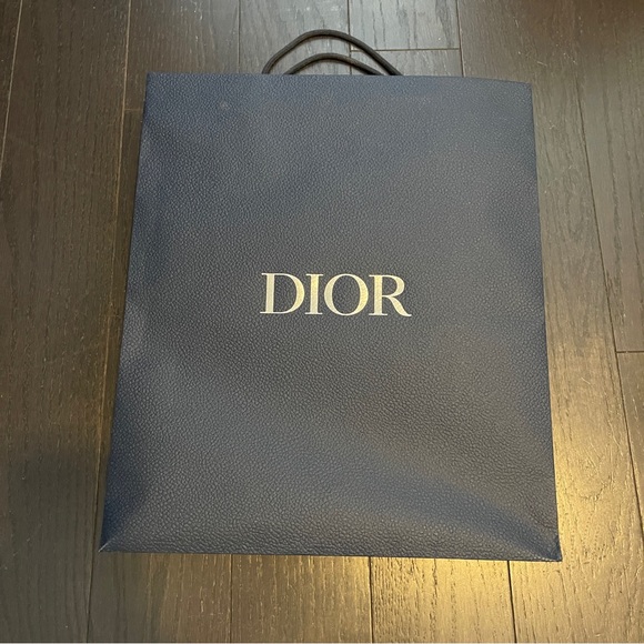 Dior blue box shopping bag full set with envelop and ribbon wrapping tissue - Picture 8 of 13